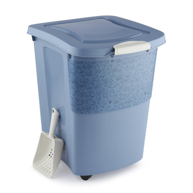 Load image into Gallery viewer, Rotho Rotho Archie Pet Food Container 38L Blauw