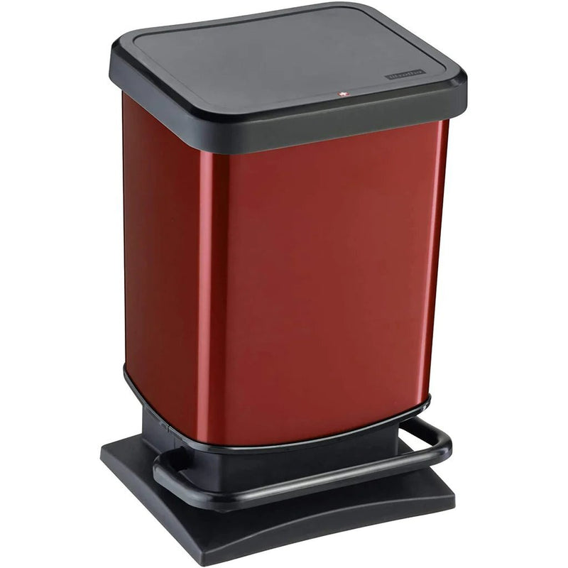 Afbeelding laden in galerijviewer, Rotho paso pedaalemmer 20l rood metallic
