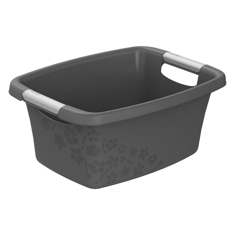 Load image into Gallery viewer, Rotho flowers wasmand 12l antraciet