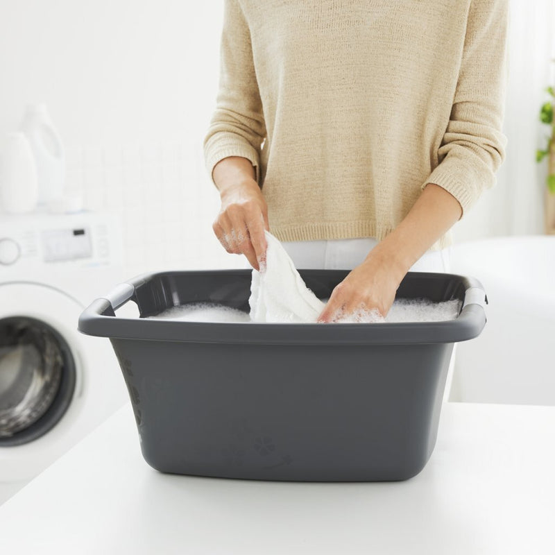 Load image into Gallery viewer, Rotho flowers wasmand 25l antraciet