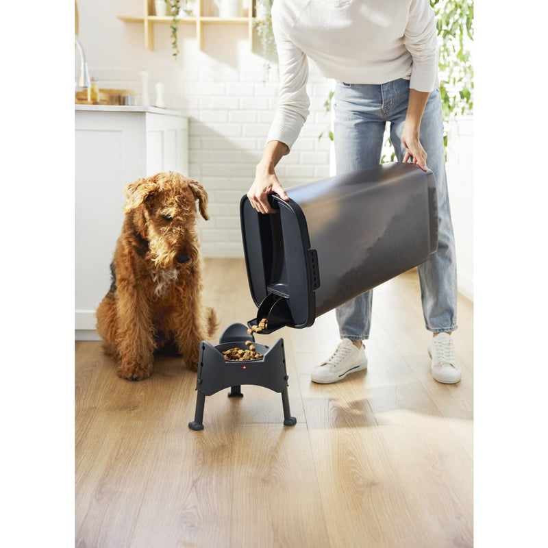 Load image into Gallery viewer, Rotho cody pet food container 50l antraciet transparant