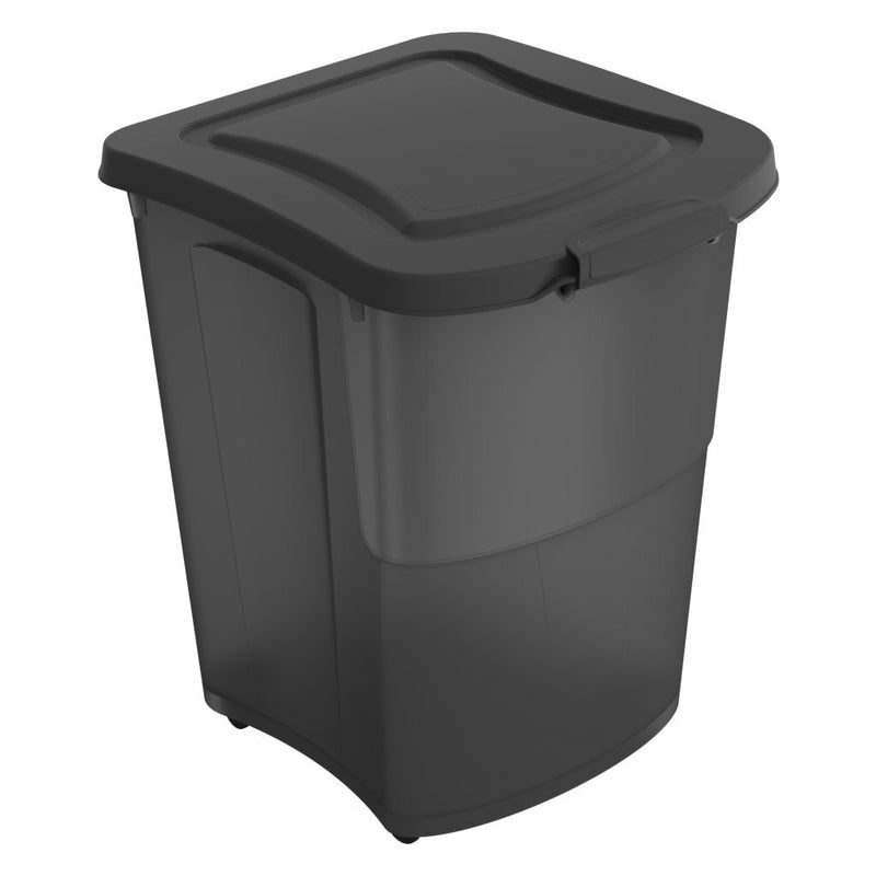 Load image into Gallery viewer, Rotho archie pet food container 38l antraciet transparant