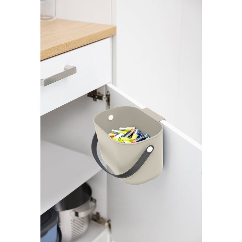 Load image into Gallery viewer, Rotho albula bio afvalbakje 3.2l cappuccino