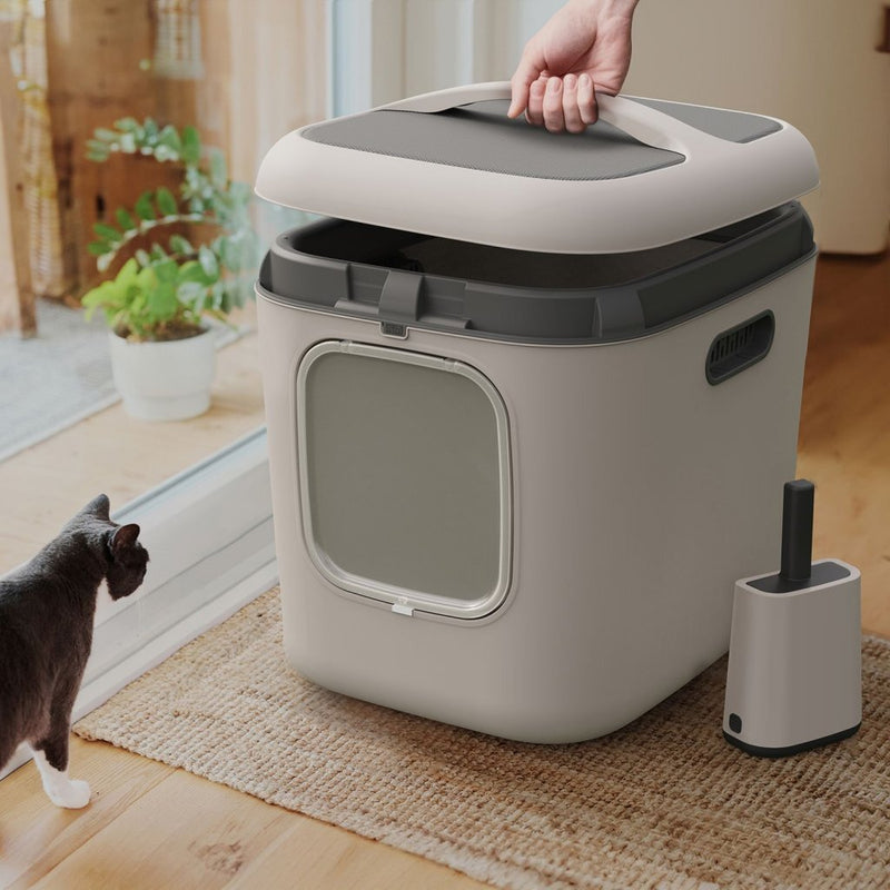 Load image into Gallery viewer, Rotho mypet biala xl kattenbak 61.4x49.2x57.6 cm wit