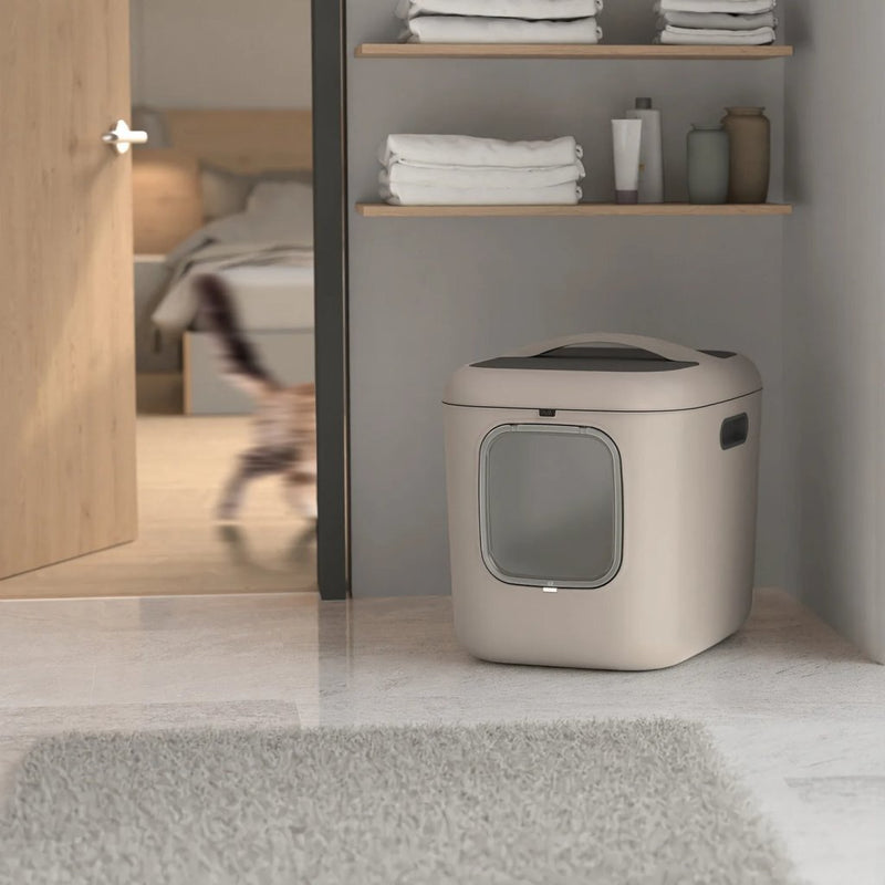 Load image into Gallery viewer, Rotho mypet biala xl kattenbak 61.4x49.2x57.6 cm beige
