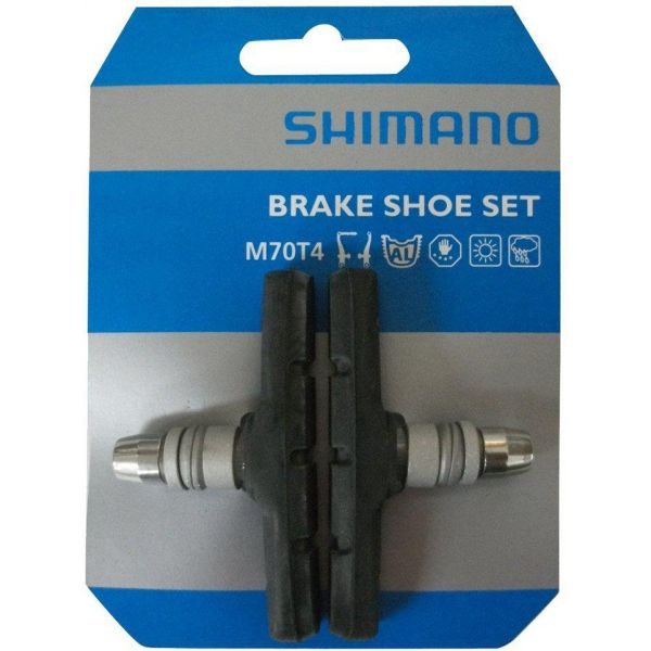 Chargez l'image dans la visionneuse de la galerie, remblokken M70T4 V-brake rubber zwart zilver