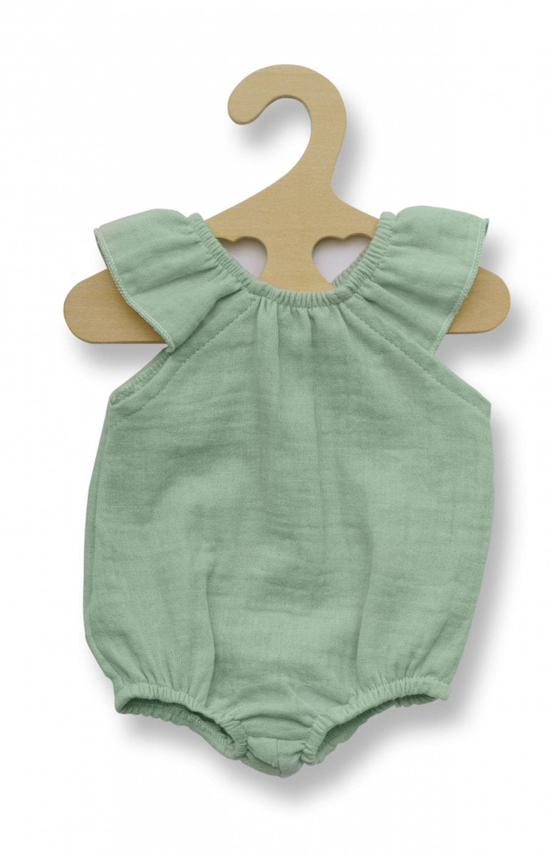 Afbeelding laden in galerijviewer, Heless poppenbody mintgroen met ruches, 35-45 cm