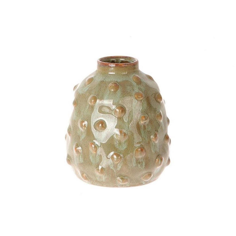 Laden Sie das Bild in Galerie -Viewer, Hbx natural living vaas bozzola ã˜10,5xh12cm olijfgroen
