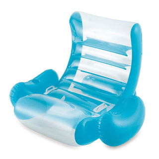 Chargez l'image dans la visionneuse de la galerie, Summer waves opblaasbare stoel rocking lounge teal