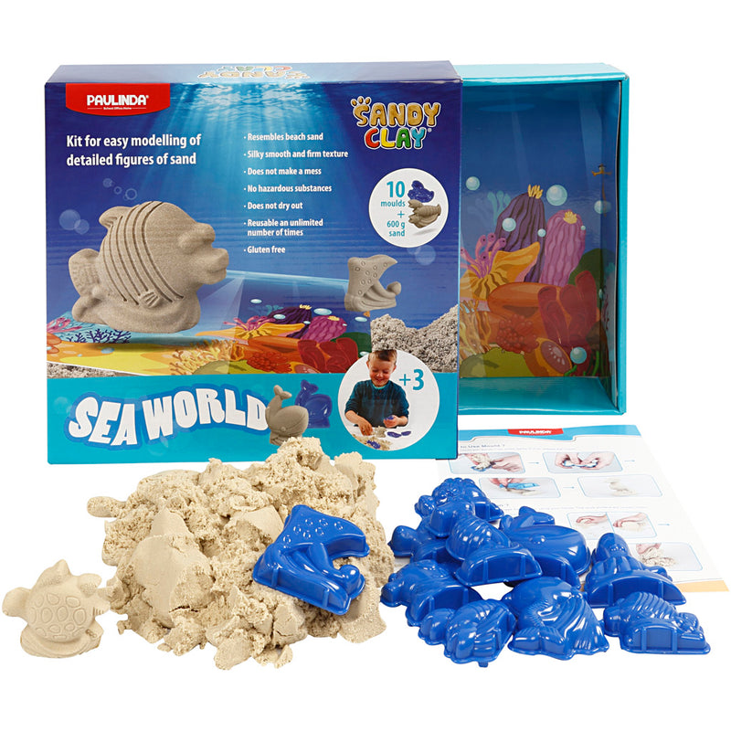 Cargue la imagen en el visor de la galería, Https: www.cchobby.nl sandy-clayr-seaworld-naturel-1-set
