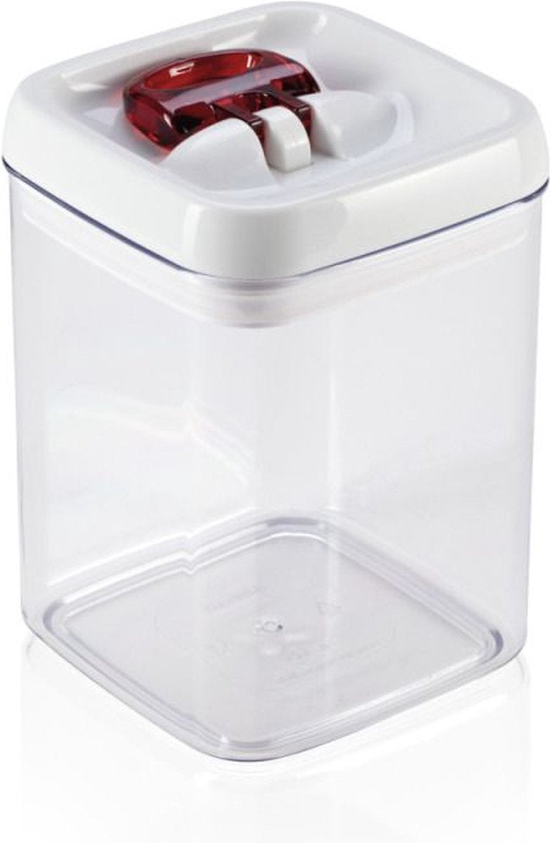 Afbeelding laden in galerijviewer, Leifheit fresh easy voorraaddoos - vierkant - 1,6 liter - wit