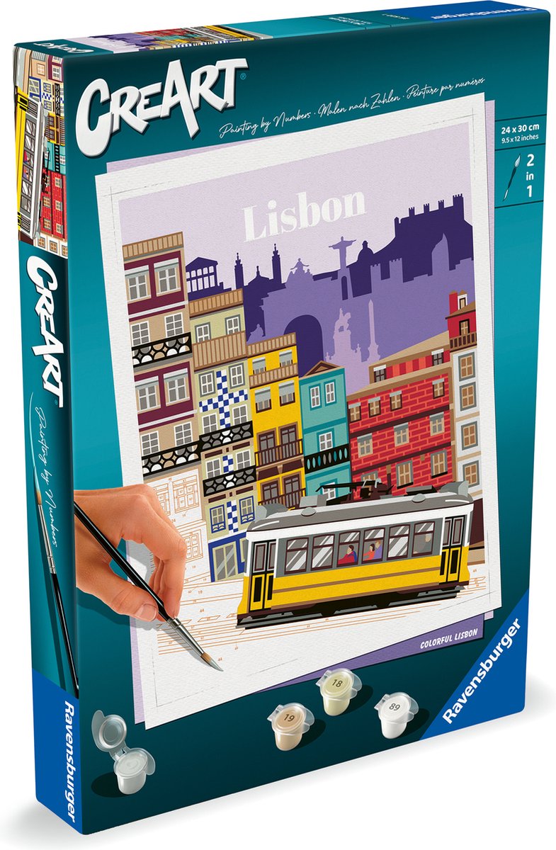 Cargue la imagen en el visor de la galería, Ravensburger creart schilderen op nummer - lissabon