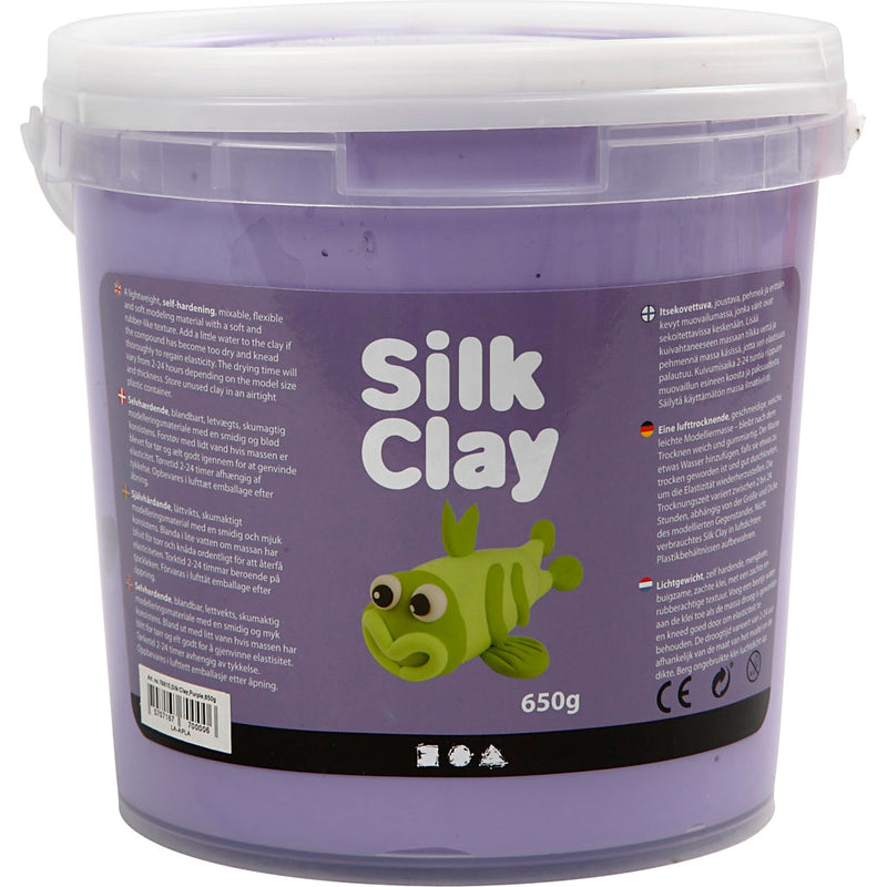 Load image into Gallery viewer, Silk clay https: www.cchobby.nl silk-clayr-paars-650-gr-1-emmer