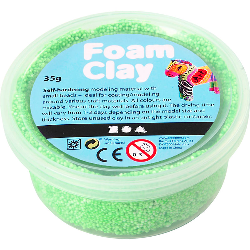Load image into Gallery viewer, Foam clay https: www.cchobby.nl foam-clayr-neon-groen-35-gr-1-doosje