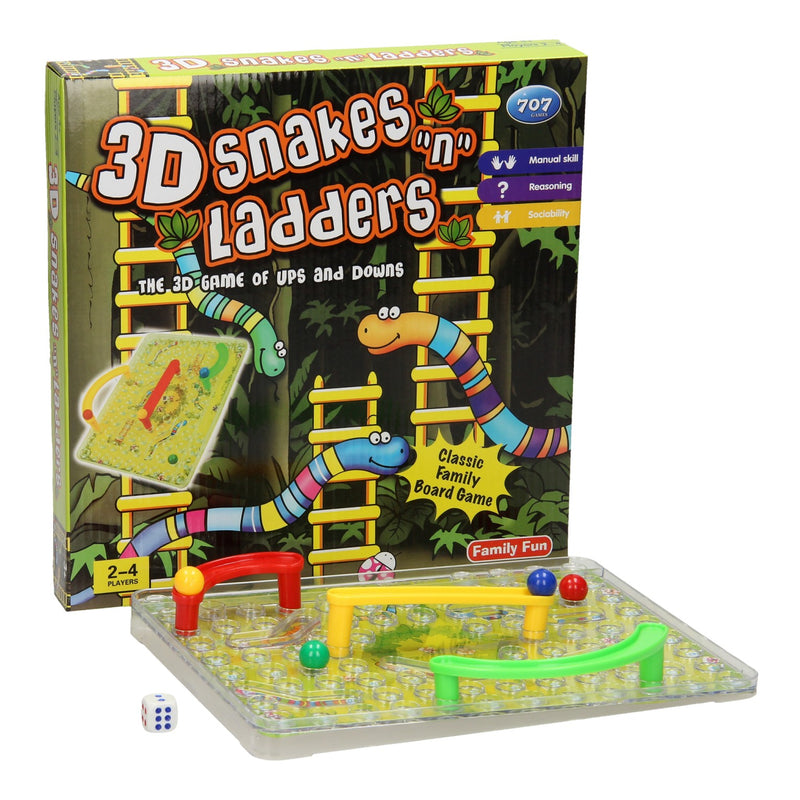 Load image into Gallery viewer, Slangen ladderspel 3d