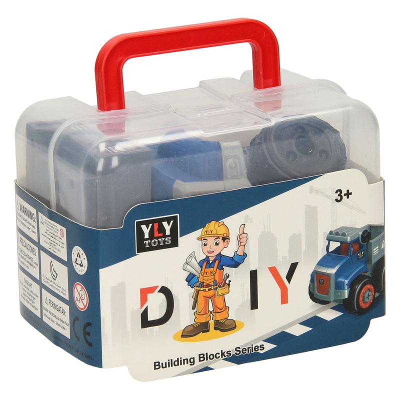 Chargez l'image dans la visionneuse de la galerie, Lobbes speelgoed bv bouwvoertuig in opbergbox