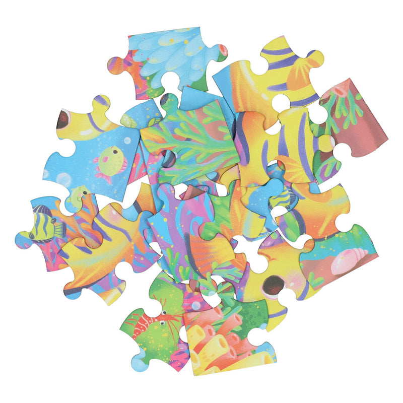 Load image into Gallery viewer, Mini puzzel onderwaterwereld, 20st.