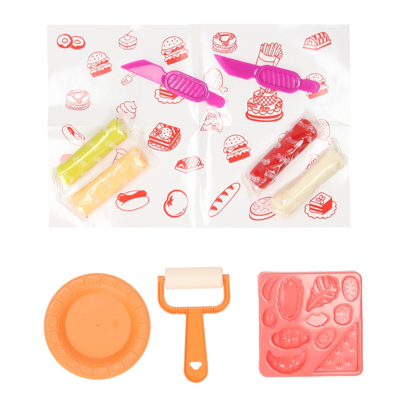 ギャラリービューアに画像をロードする, Lobbes kleiset eten sandwich - 4 kleuren klei