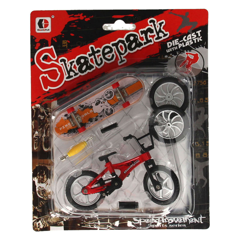 Laden Sie das Bild in Galerie -Viewer, Vinger stuntfiets met accessoires
