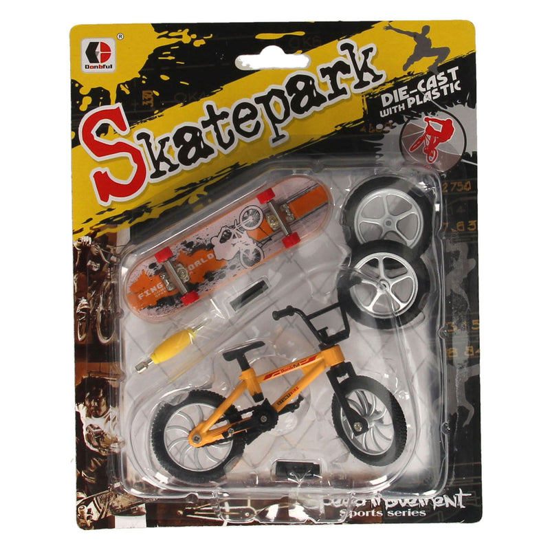 Laden Sie das Bild in Galerie -Viewer, Vinger stuntfiets met accessoires