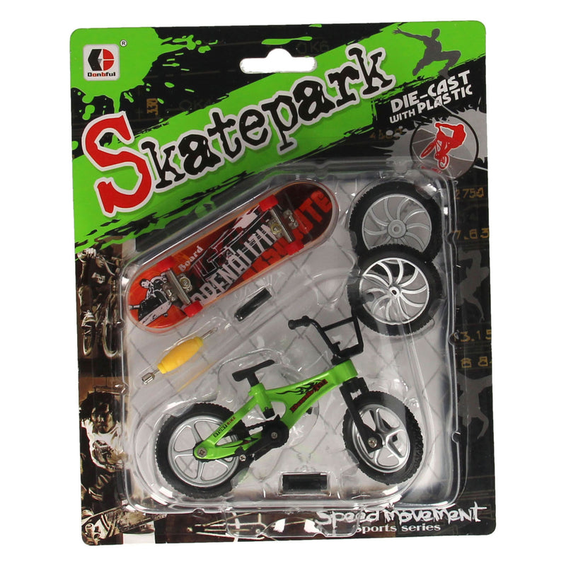 Laden Sie das Bild in Galerie -Viewer, Vinger stuntfiets met accessoires