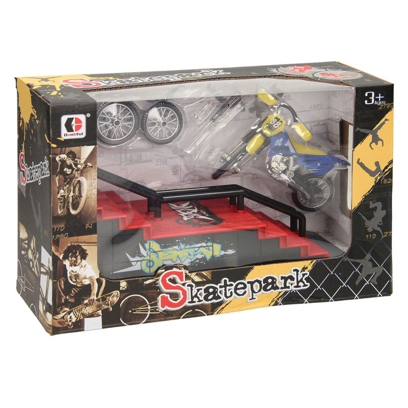 Load image into Gallery viewer, Vinger skateboard met stunt trail