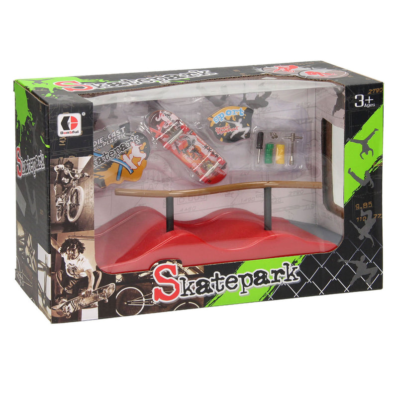 Afbeelding laden in galerijviewer, Lobbes speelgoed bv vinger skateboard met stunt trail