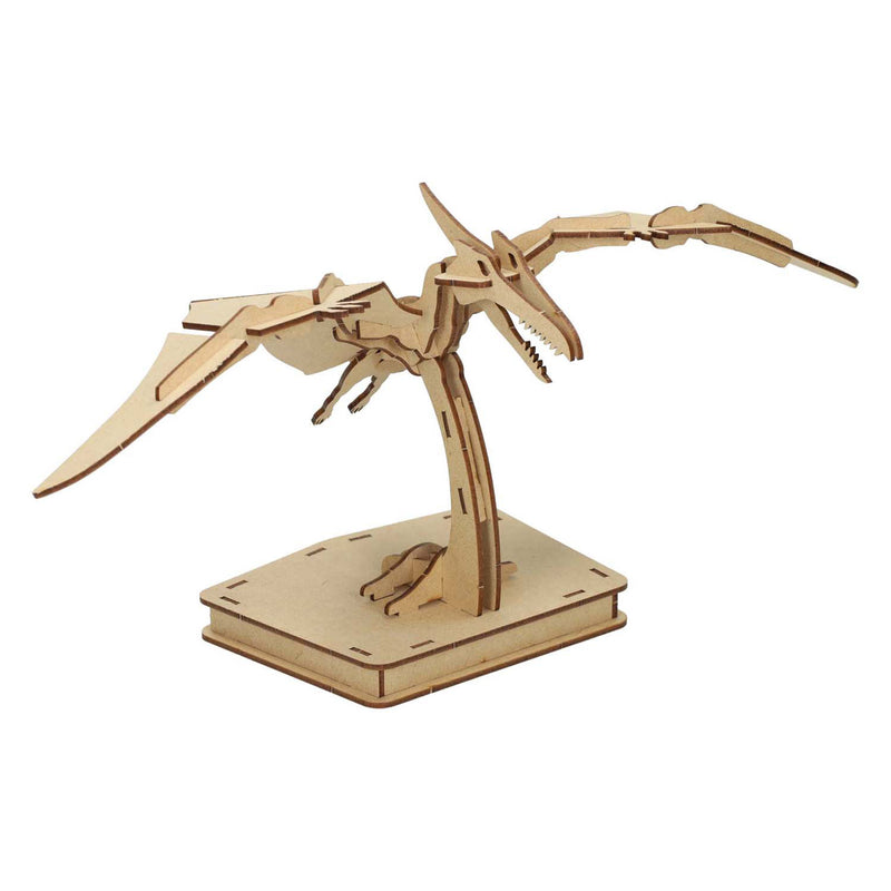 Cargue la imagen en el visor de la galería, Lobbes houten bouwpakket dino 3d pterosauriër
