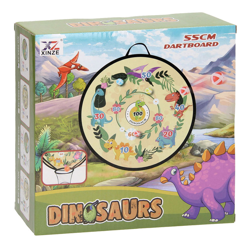 Afbeelding laden in galerijviewer, Lobbes speelgoed bv klittenband dartset dinowereld