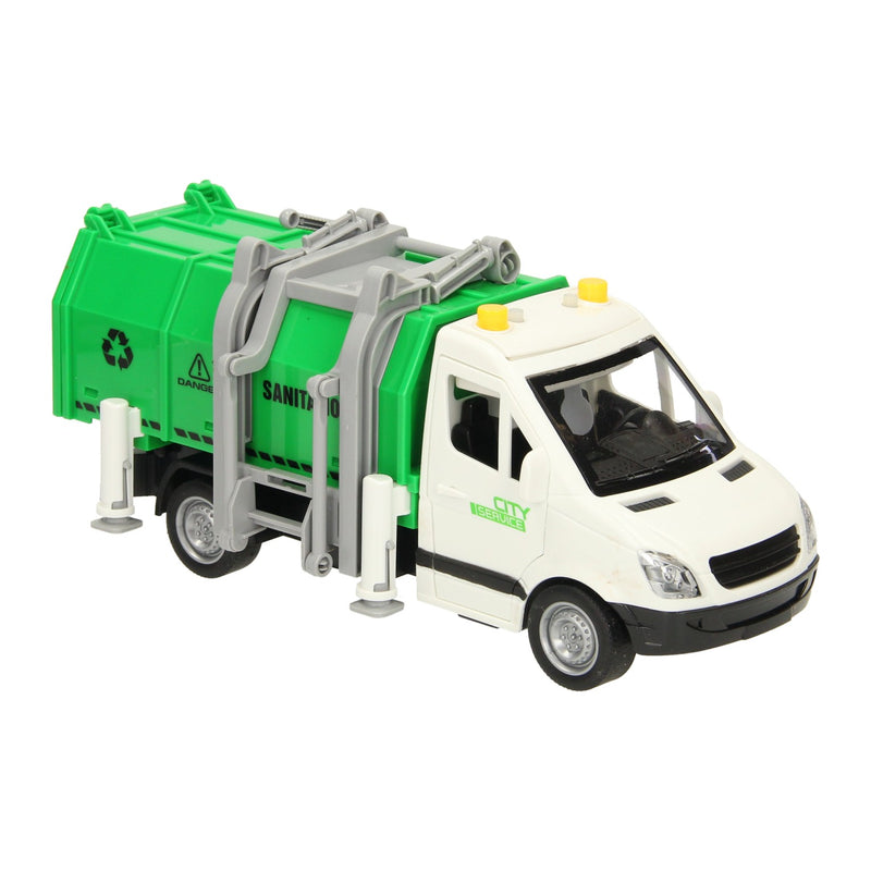 Cargue la imagen en el visor de la galería, Recyclewagen met licht en geluid