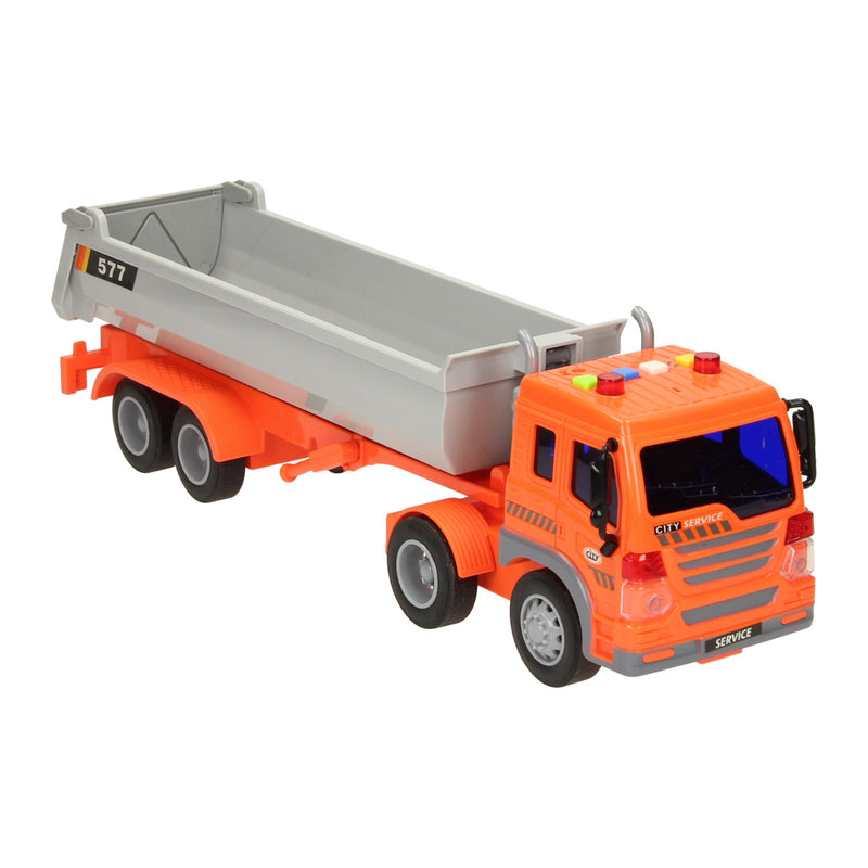 Laden Sie das Bild in Galerie -Viewer, Truck met afvalcontainer licht geluid