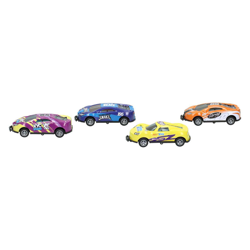 Load image into Gallery viewer, Raceauto backflip pull back set - 4st.