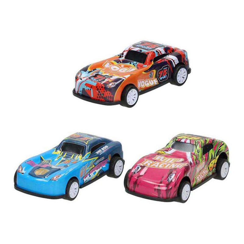 Afbeelding laden in galerijviewer, Lobbes speelgoed bv raceauto backflip pull back set - 3st.