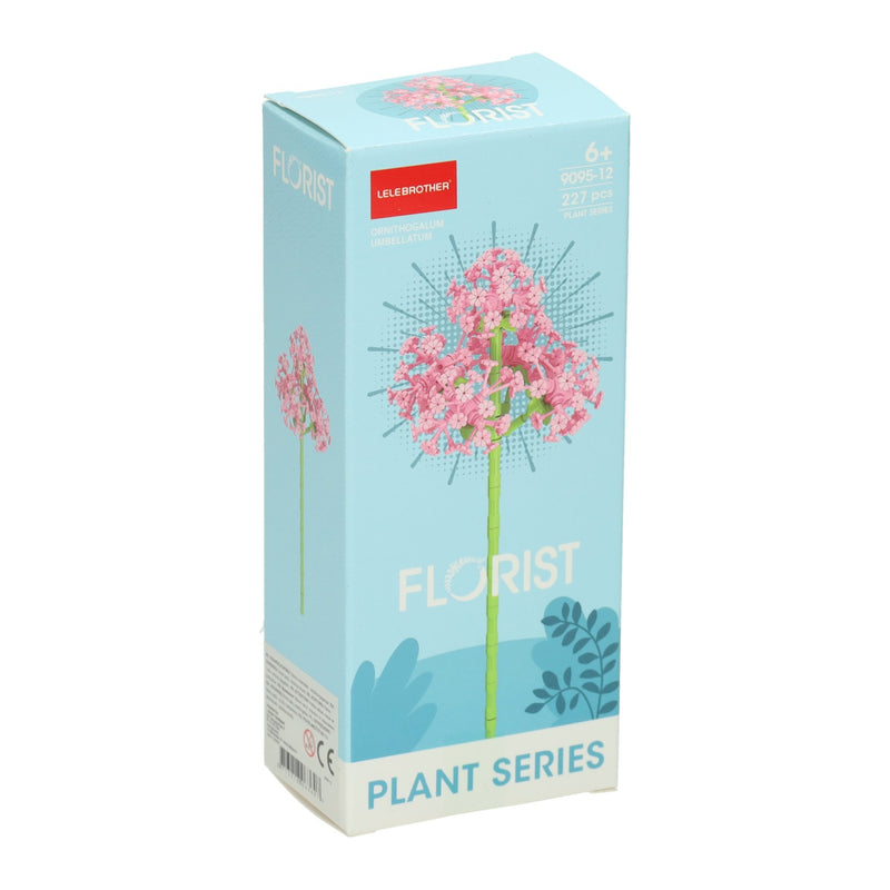 Load image into Gallery viewer, Lobbes bloemen bouwset roze - 227dlg.