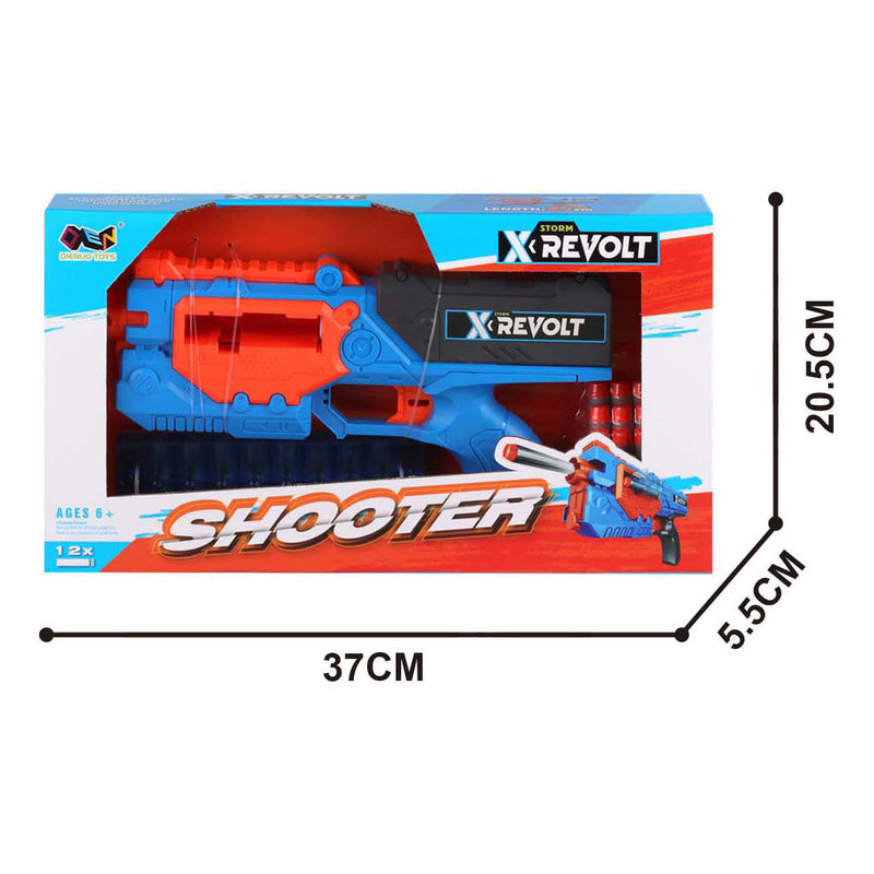 ギャラリービューアに画像をロードする, Lobbes speelgoed bv shooter x revolt - met 12 zachte pijlen