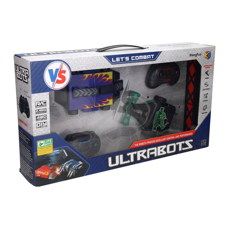 Afbeelding laden in galerijviewer, Lobbes speelgoed bv rc bestuurbare battle robots - set van 2 robots en arena