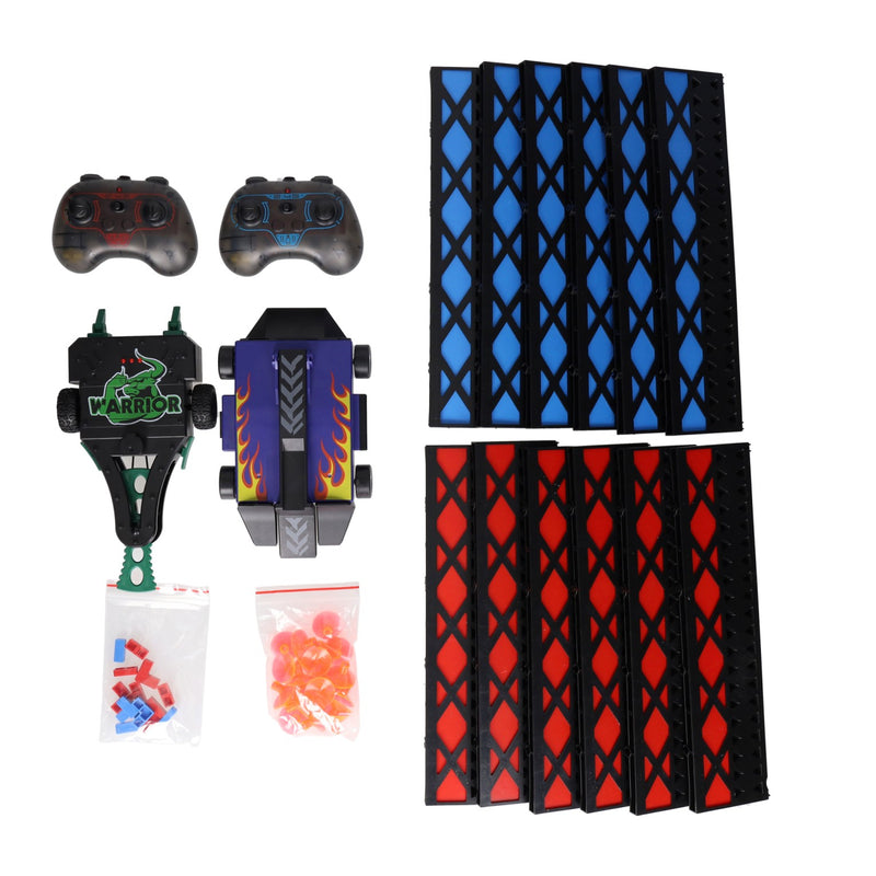 Afbeelding laden in galerijviewer, Lobbes speelgoed bv rc bestuurbare battle robots - set van 2 robots en arena
