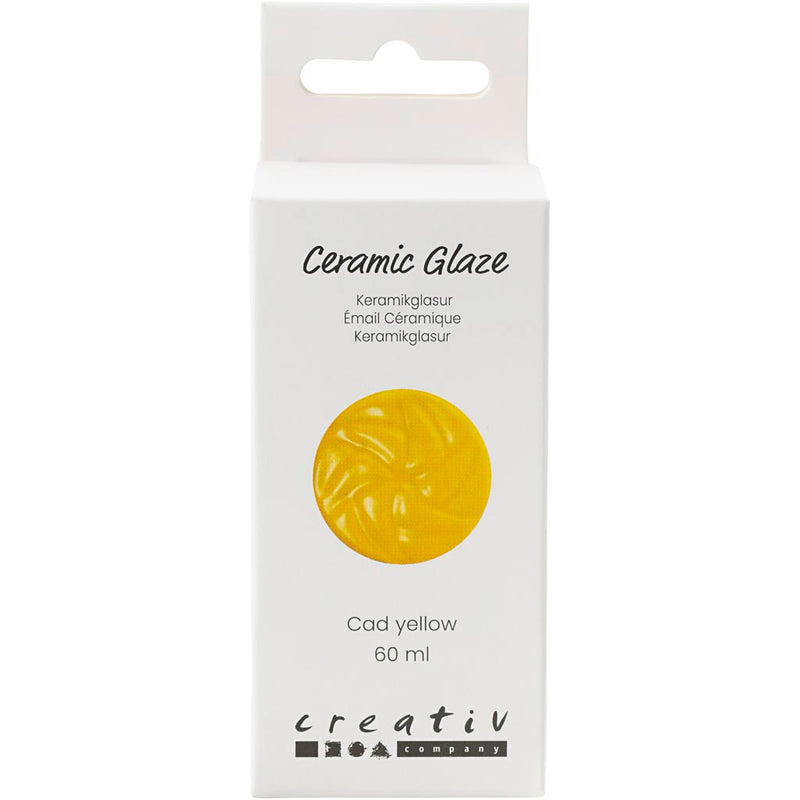 Load image into Gallery viewer, Creativ company https: www.cchobby.nl keramiek-glazuur-984-1101-c-dekkend-cad-yellow-60-ml-1-doosje