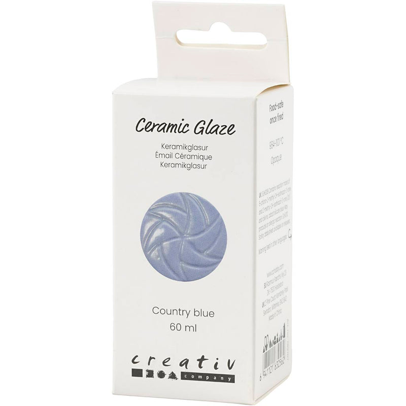 Load image into Gallery viewer, Creativ company https: www.cchobby.nl keramiek-glazuur-984-1101-c-dekkend-country-blue-60-ml-1-doosje