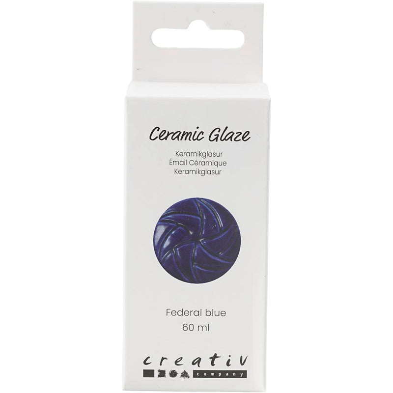 Load image into Gallery viewer, Creativ company https: www.cchobby.nl keramiek-glazuur-984-1101-c-dekkend-federal-blue-60-ml-1-doosje