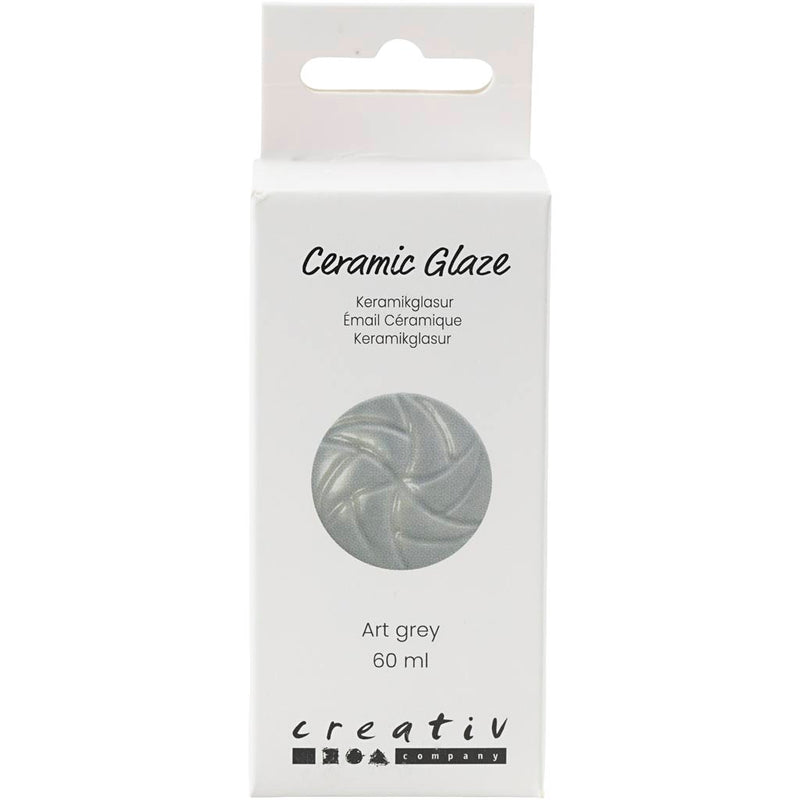 Load image into Gallery viewer, Creativ company keramiek glazuur 984-1101 c dekkend art grey - 60ml