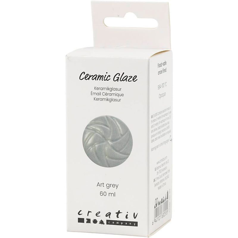 Load image into Gallery viewer, Creativ company keramiek glazuur 984-1101 c dekkend art grey - 60ml