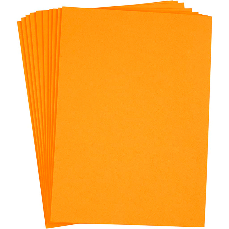 Load image into Gallery viewer, Creativ company eva foam vellen oranje, a4, 10st.