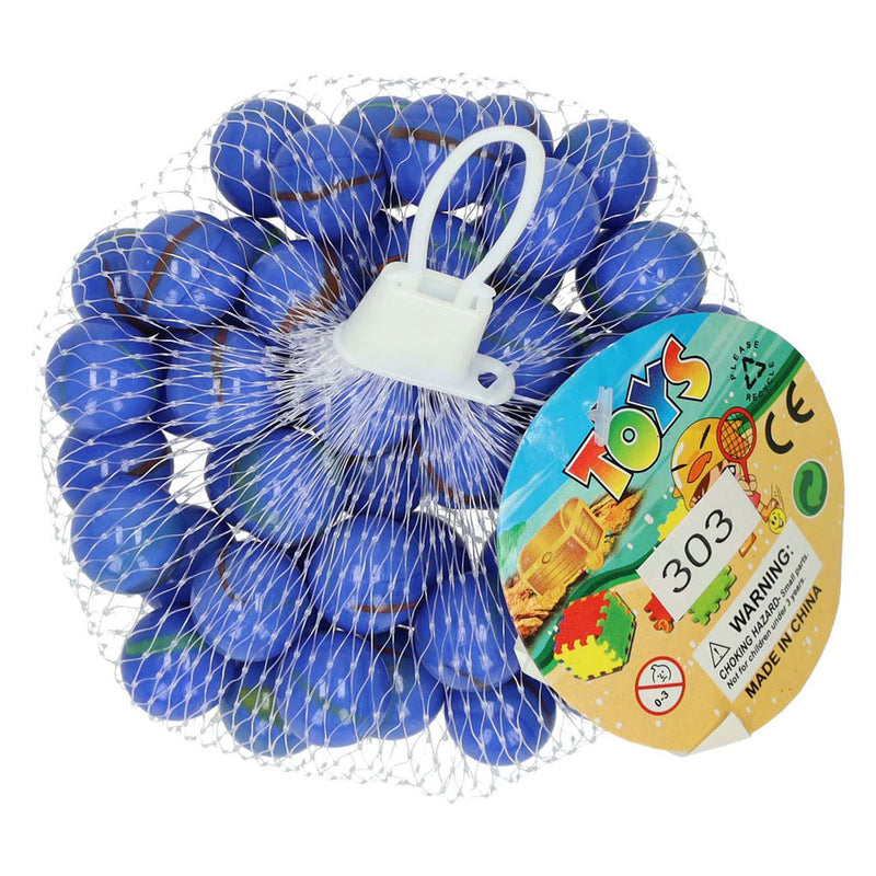Load image into Gallery viewer, Knikkers blauw, 50st.
