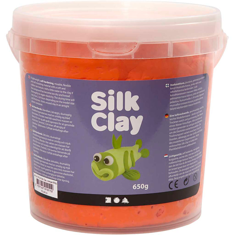 Load image into Gallery viewer, Https: www.cchobby.nl silk-clayr-oranje-650-gr-1-emmer