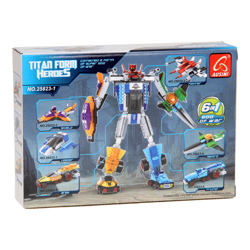 Cargue la imagen en el visor de la galería, Bouwset titan heroes - space blauw - 84dlg.