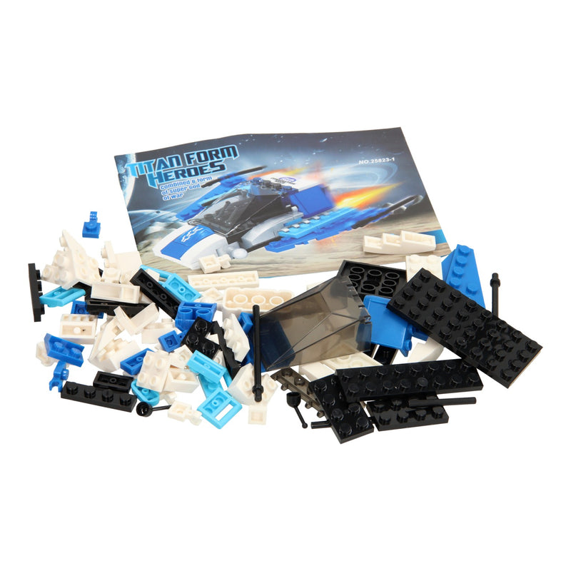 Cargue la imagen en el visor de la galería, Bouwset titan heroes - space blauw - 84dlg.