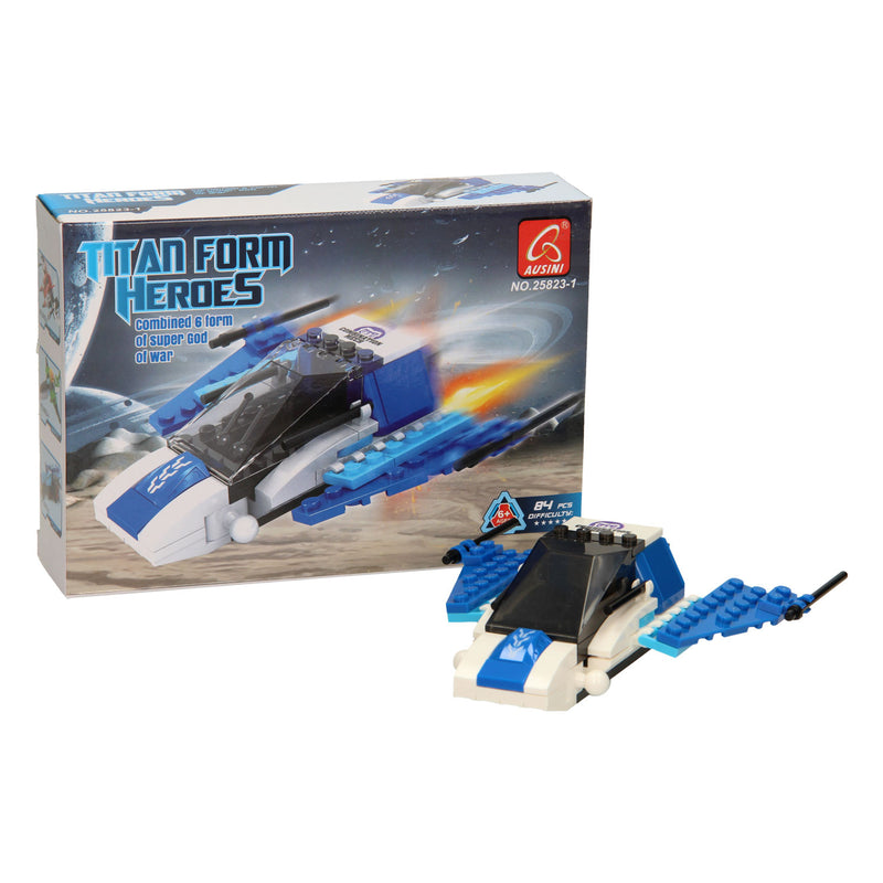 Cargue la imagen en el visor de la galería, Bouwset titan heroes - space blauw - 84dlg.
