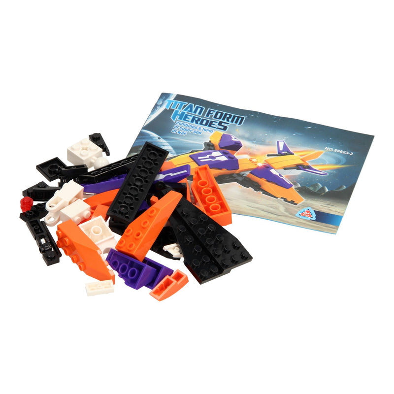 Cargue la imagen en el visor de la galería, Lobbes bouwset titan heroes - space oranje - 49dlg.