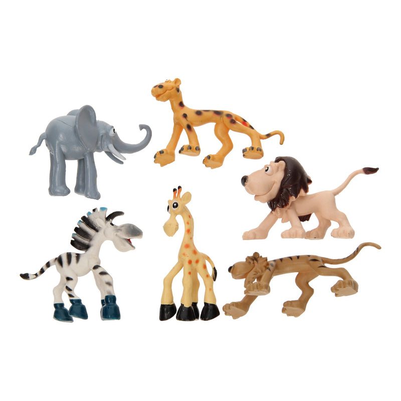 Load image into Gallery viewer, Guitige wilde dieren speelset, 6dlg.